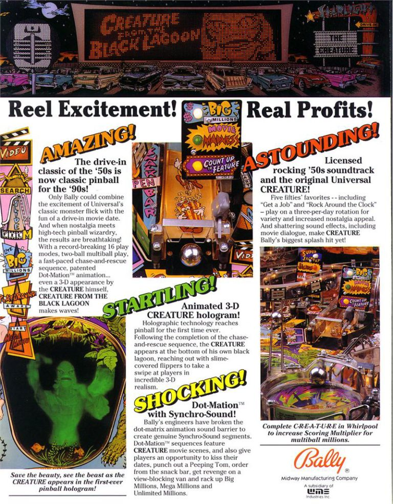 cftblflyer2-768x985-1 Creature From the Black Lagoon Pinball Machine by Bally - Image 2