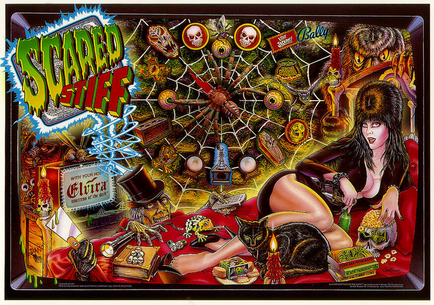 ssbg Scared Stiff Pinball Machine by Bally - Image 9