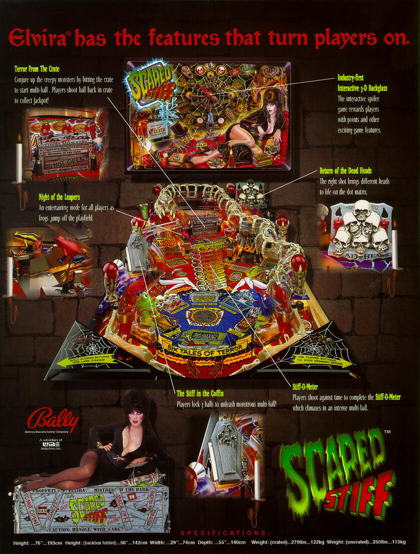 ssflyer2 Scared Stiff Pinball Machine by Bally - Image 2