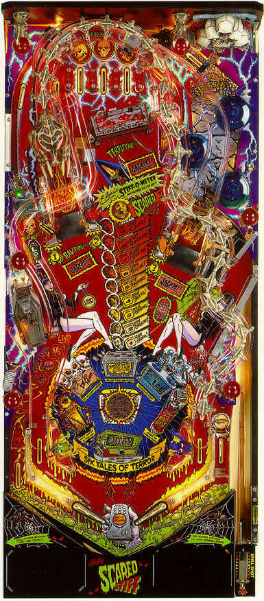 sspf Scared Stiff Pinball Machine by Bally - Image 10