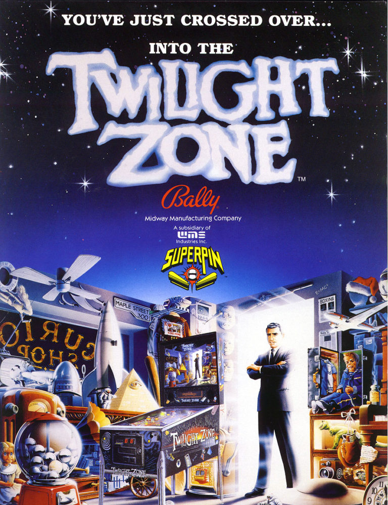 tzflyer1.1-768x998-1 Twilight Zone Pinball Machine by Bally - Image 2